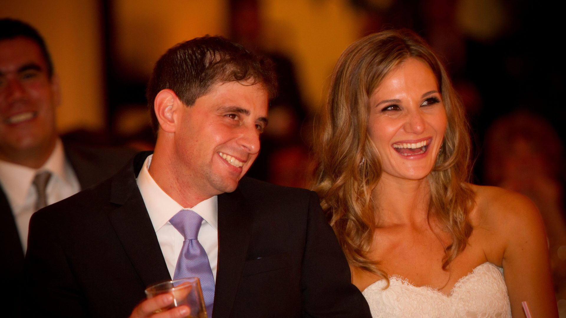 Bride Groom Laugh